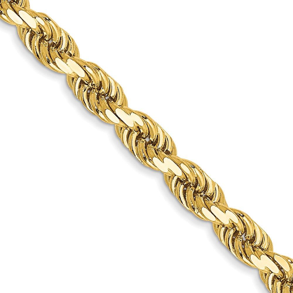 14K 2.25mm Diamond-cut Rope with Lobster Clasp Chain