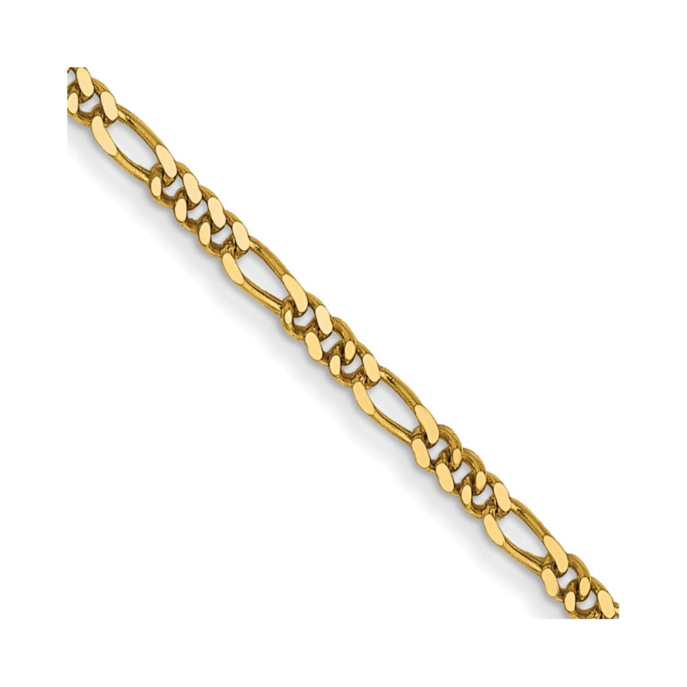 1.75mm Flat Figaro Chain