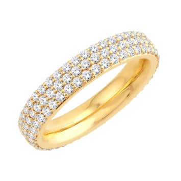 14K Yellow Gold 1.90 Carat Classic Ladies Band-0725274-YG